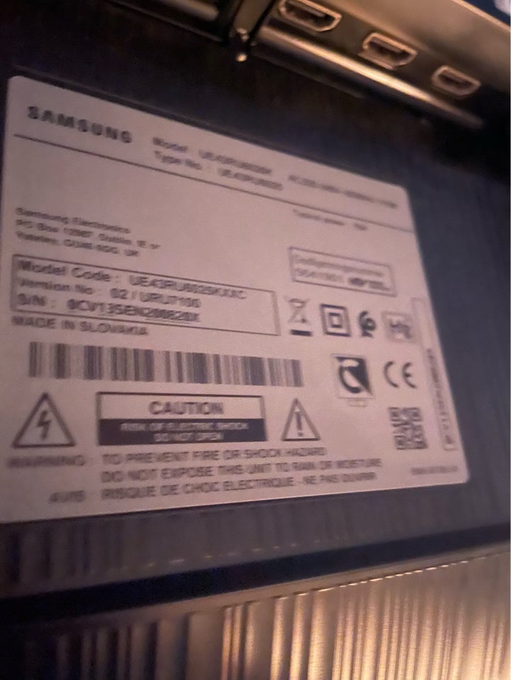 andet, Samsung, 43"