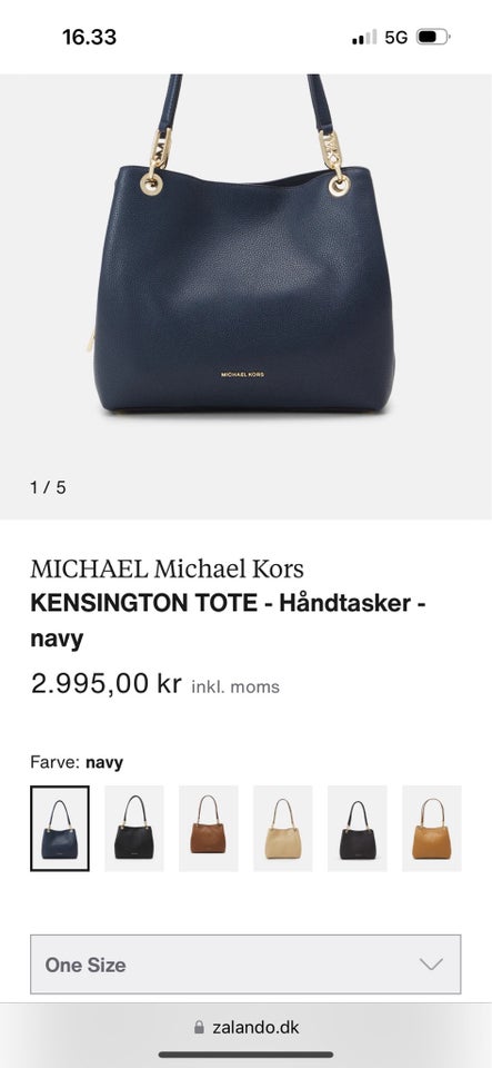 Skuldertaske, Michael Kors, læder