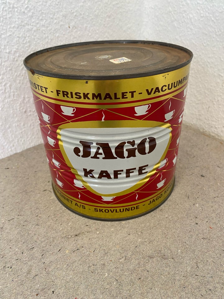 Dåser, Kaffedåse med indhold.