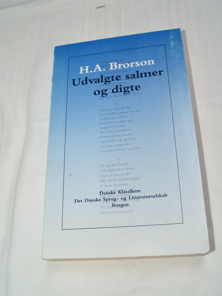 Brorson, Udvalgte salmer og digte