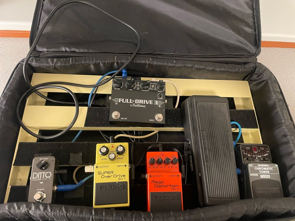 Guitar pedal, pedalboard