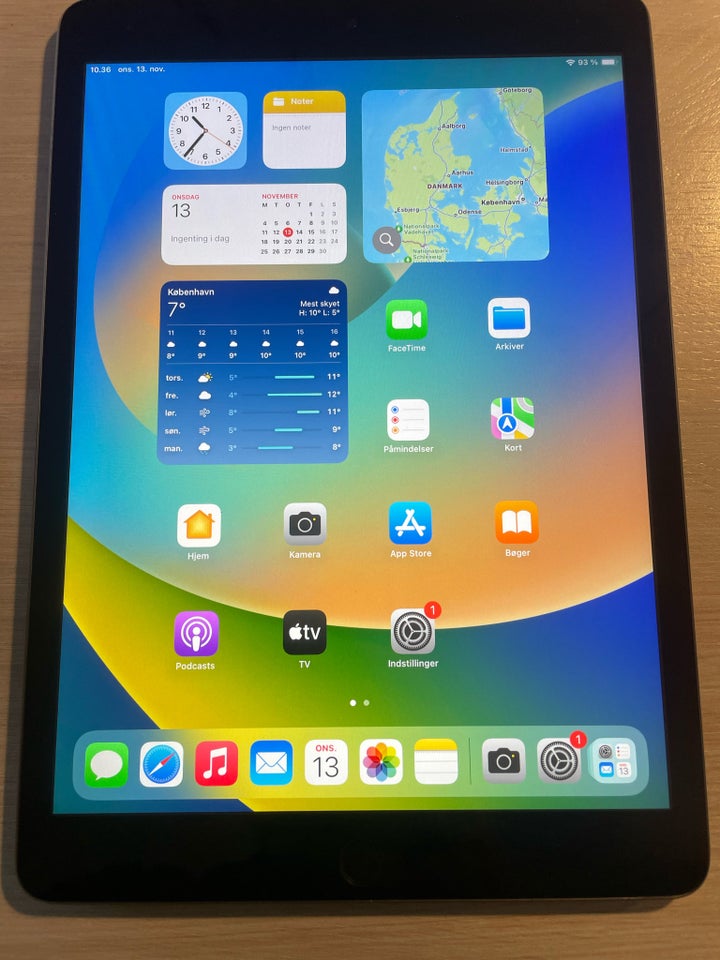 iPad 9, 64 GB, sort