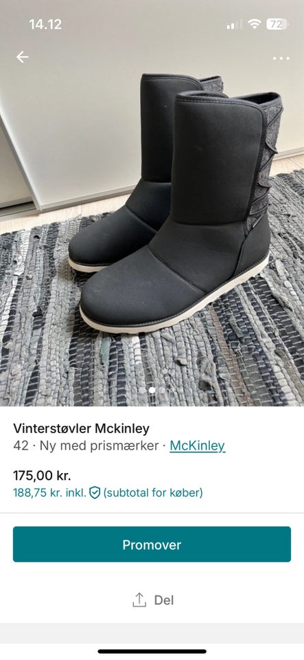 Vinterstøvler, str. 42, McKinley