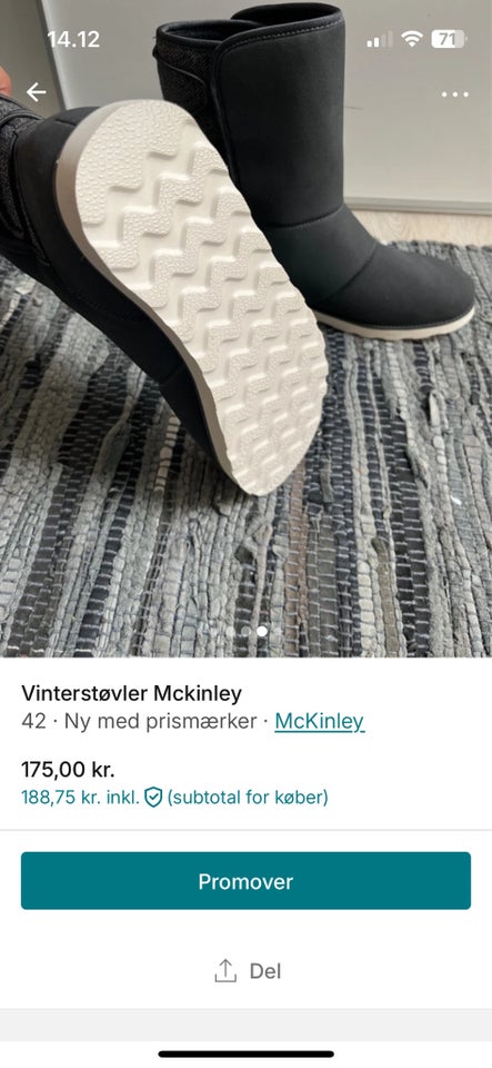 Vinterstøvler, str. 42, McKinley