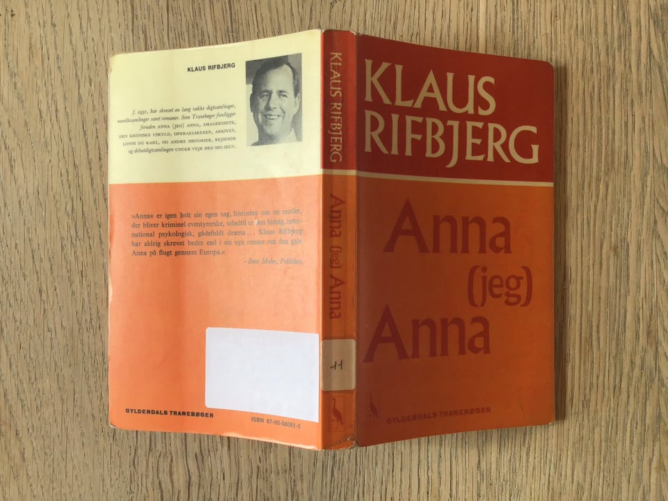 Anna (jeg) Anna, Klaus Rifbjerg,