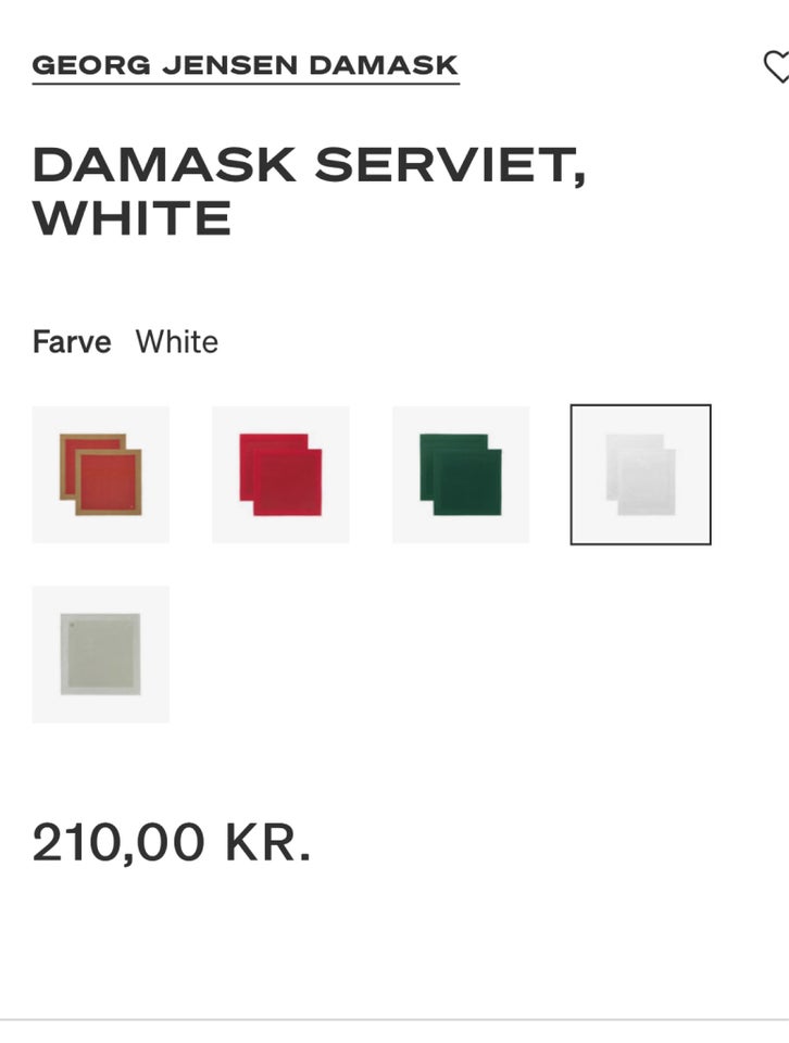 Store stofservietter damask,