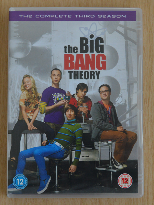 The Big Bang Theory season 3, DVD,