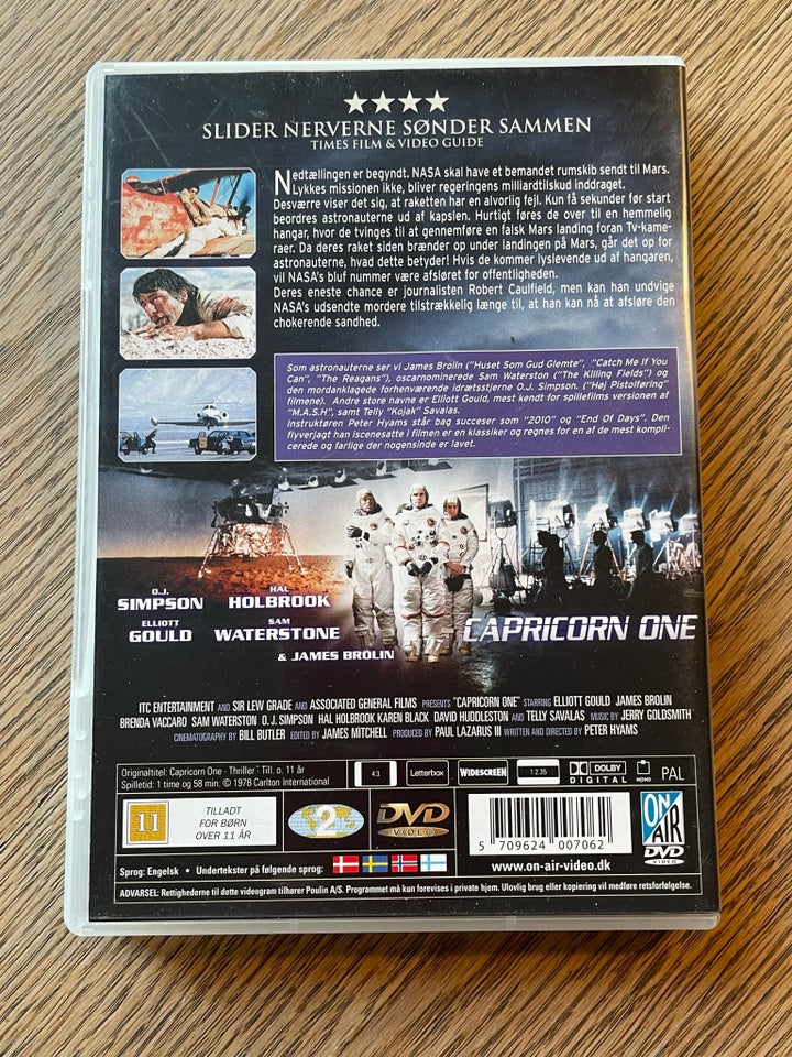 Capricorn One, DVD, thriller