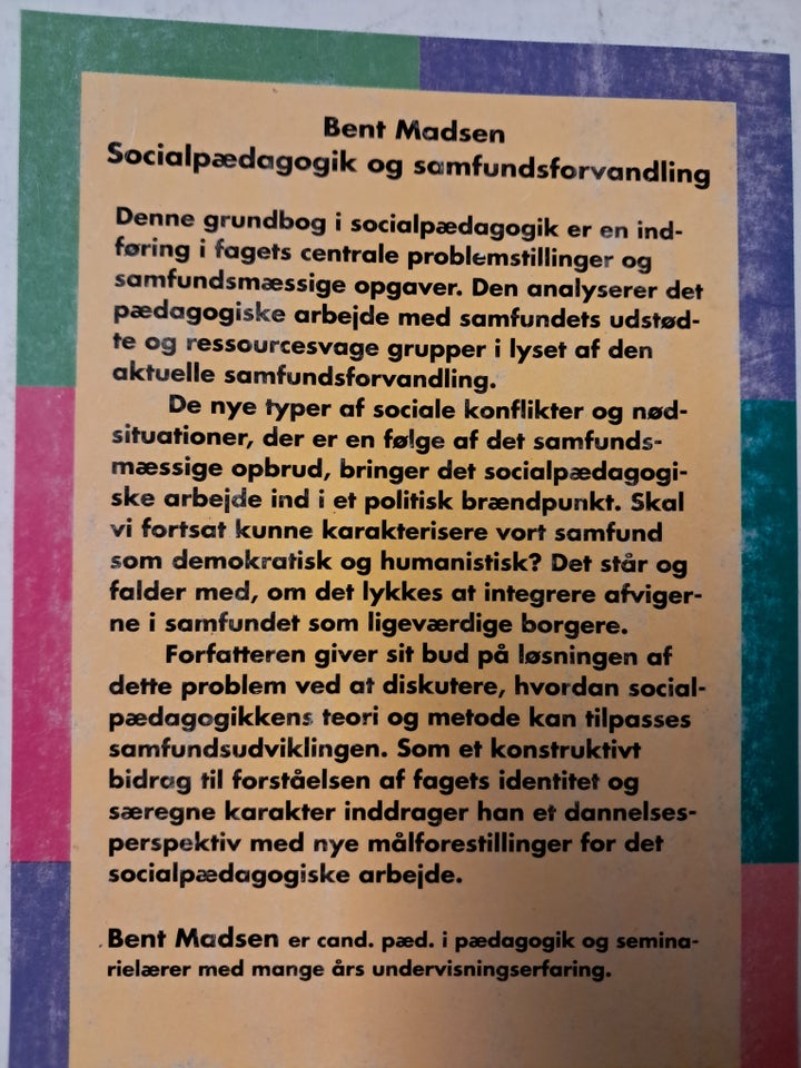 Social pædagogik og samfunds