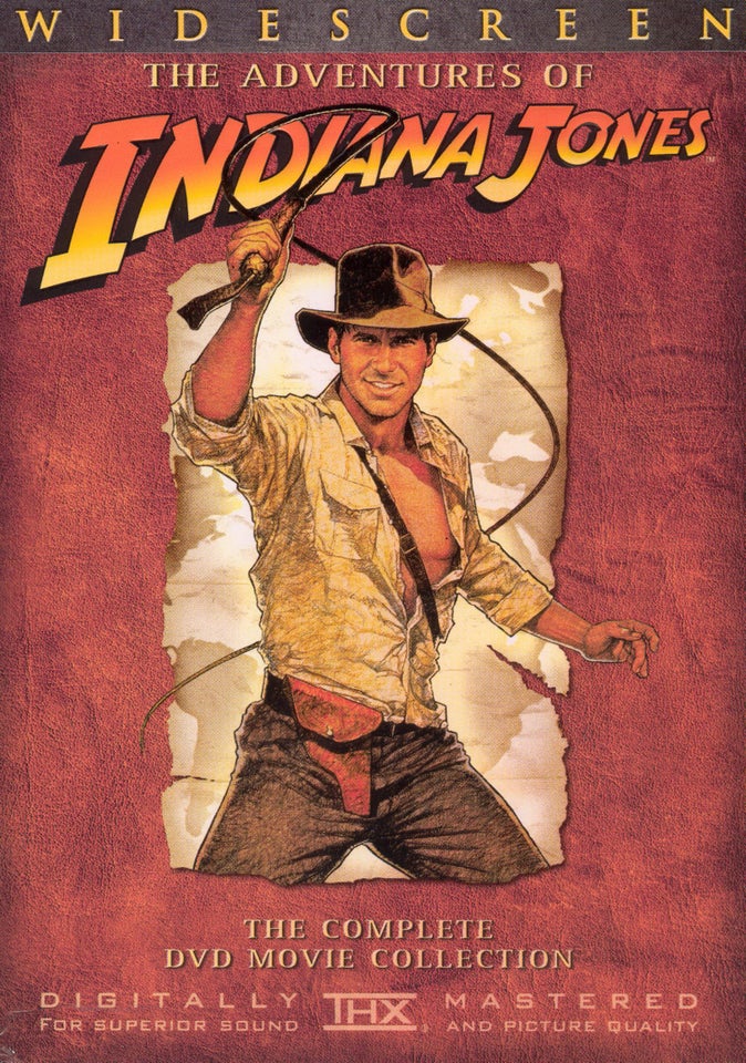 Indiana Jones boks dvd, DVD, action