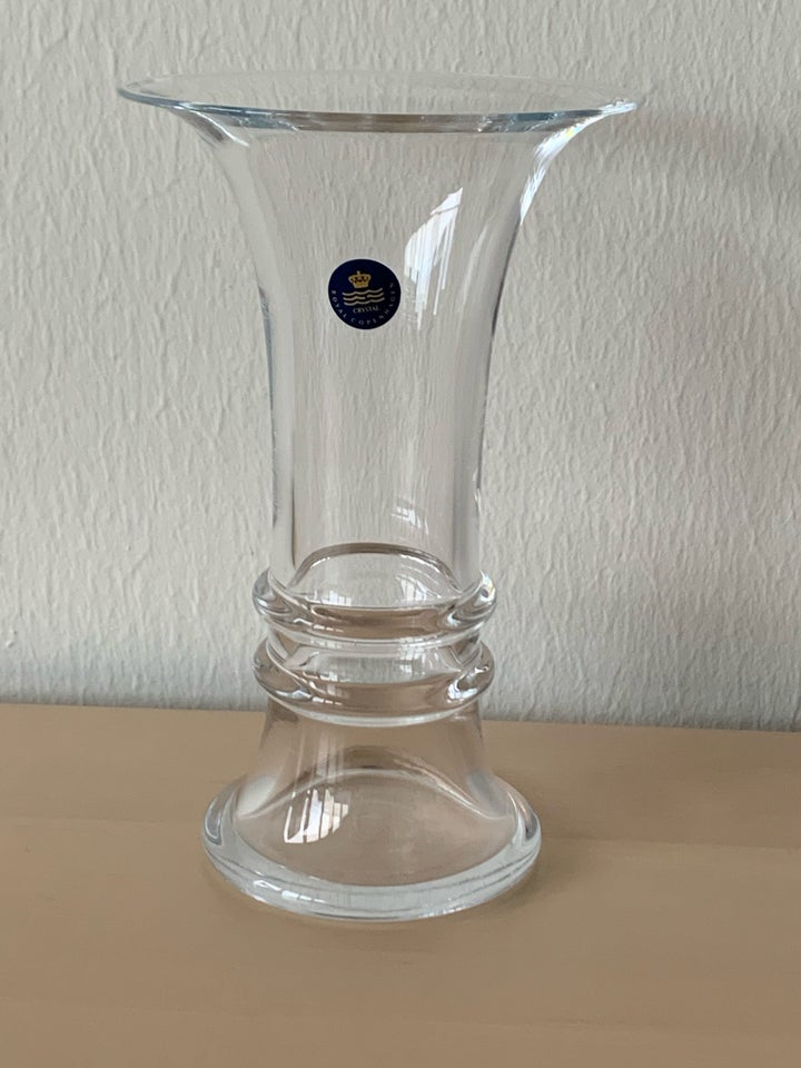 Glas Scala vase i klart glas Royal