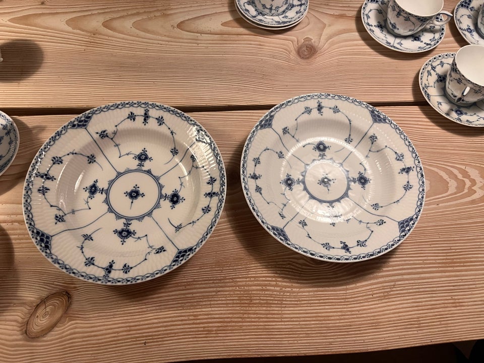 Porcelæn, Musselmalet halvblonde