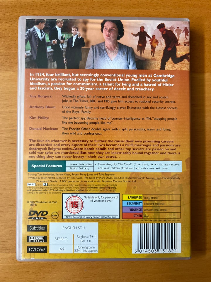 Cambridge Spies, DVD, TV-serier