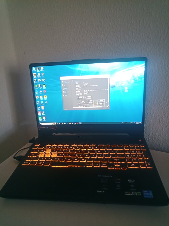 Asus Tuf game f15, 2.70 GHz, 24 GB ram