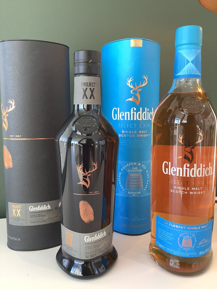 Spiritus, Glenfiddich 2 flasker