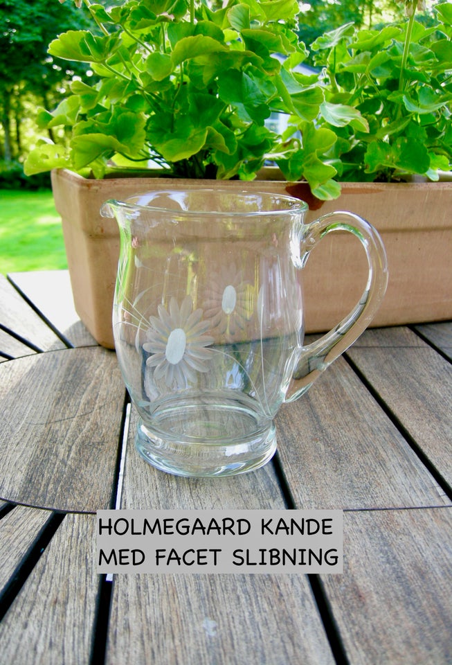 Glas Facetslebet glaskande -