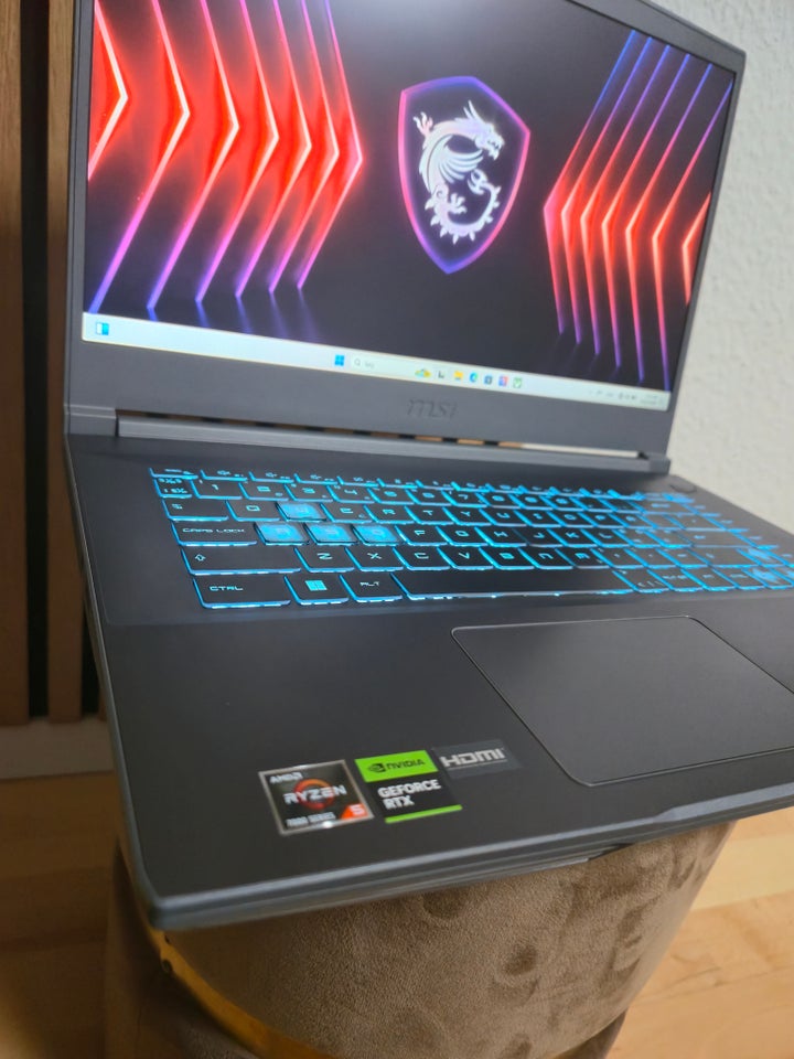 MSI Thin A15, Ryzen 5 GHz, 8 GB ram