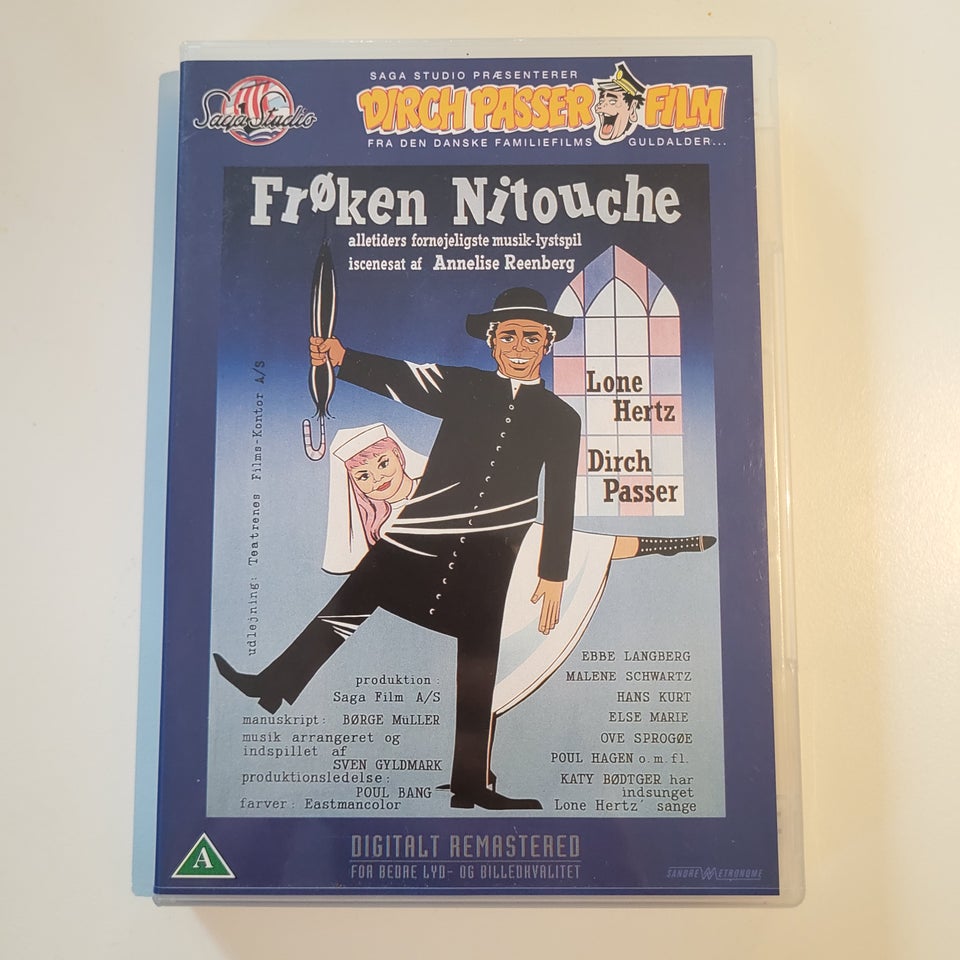 Frøken Nitouche, DVD, familiefilm