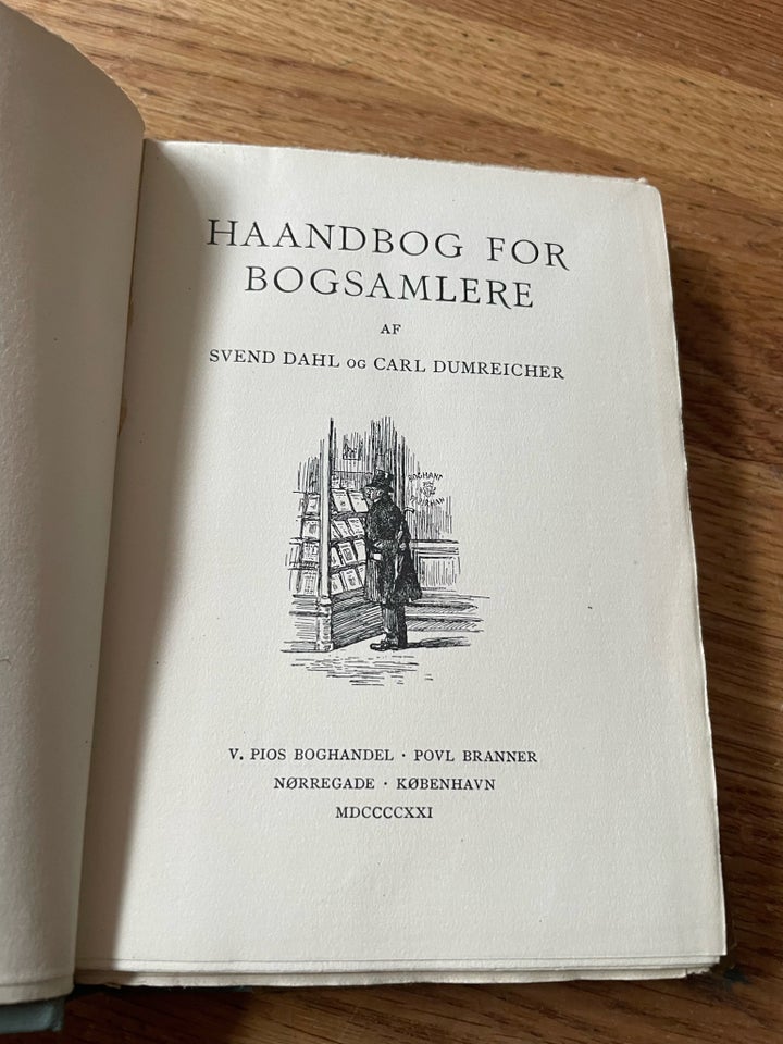 Haandbog for bogsamlere, Svend