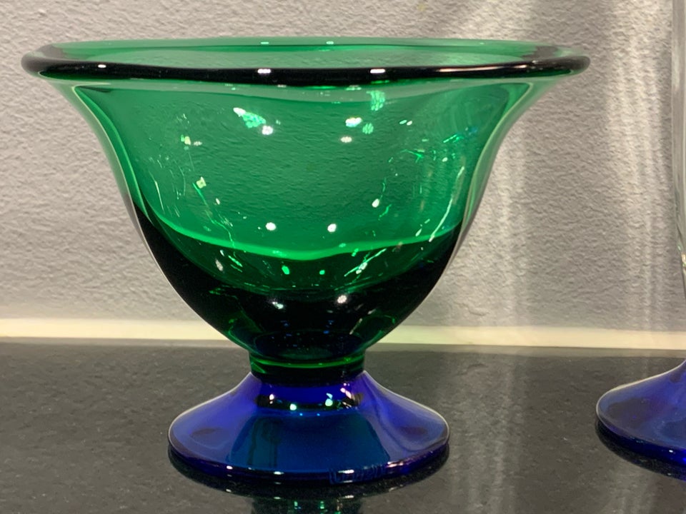 Glas Orrefors skåle og vase