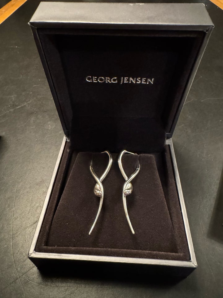 Øreringe, sølv, Georg Jensen