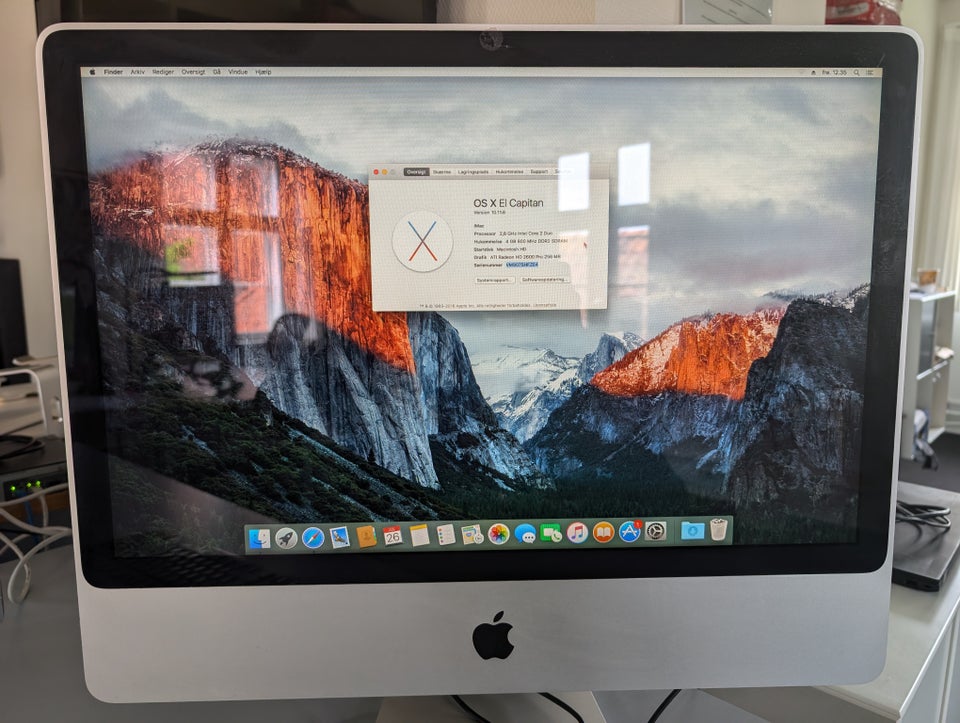 iMac 28 Intel core 2 duo GHz 4 GB