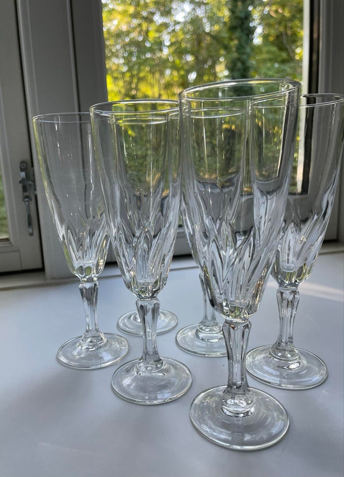 Glas Champagne glas 6 stk Franske