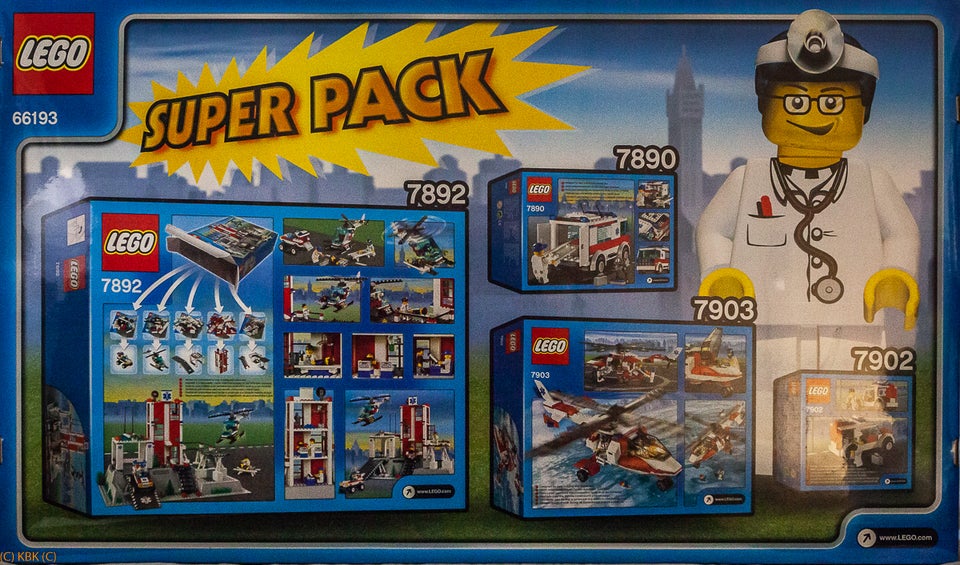 Lego City 66193 Rescue Superpakke