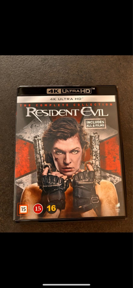 6 film box: resident evil 1-6, Ultra