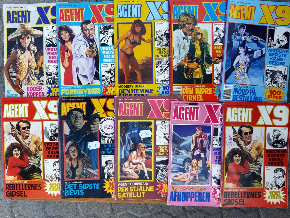 Agent X9, Tegneserie