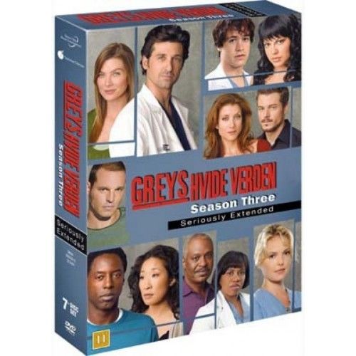 GREYS HVIDE VERDEN - SÆSON 3, DVD,