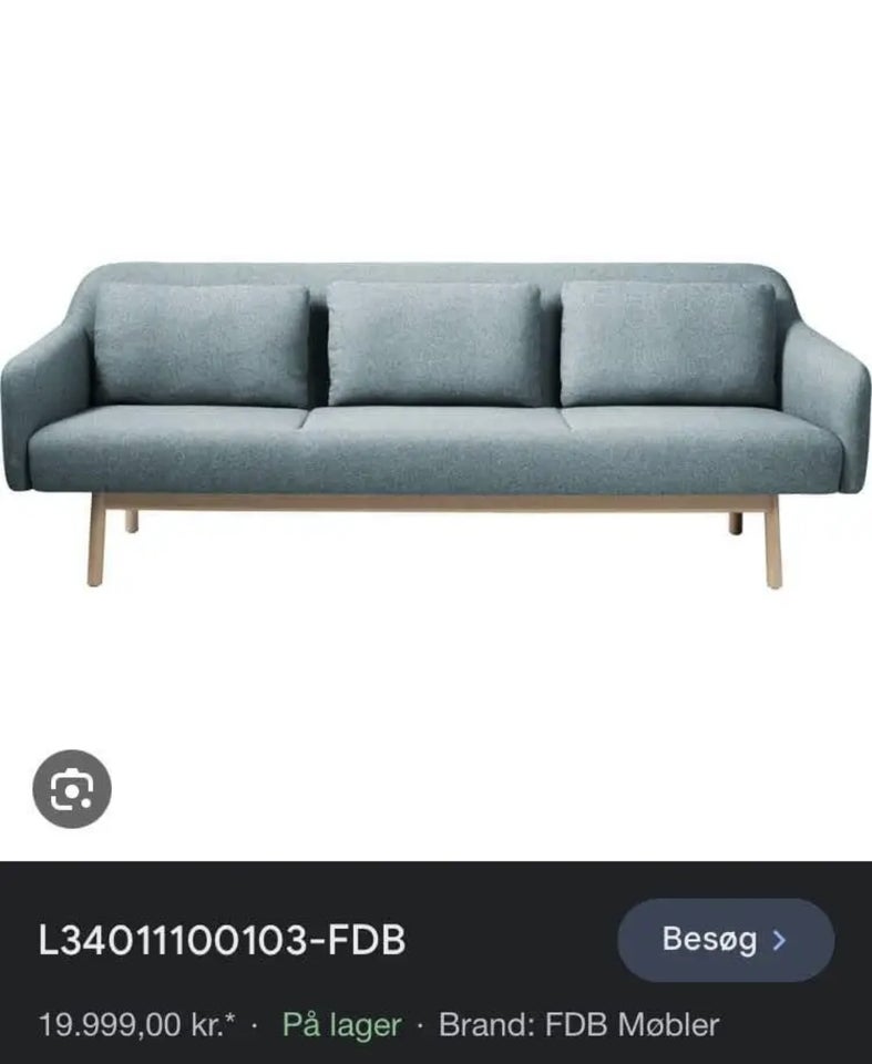 Sofa, FDB Gesja sofa af Foersom og