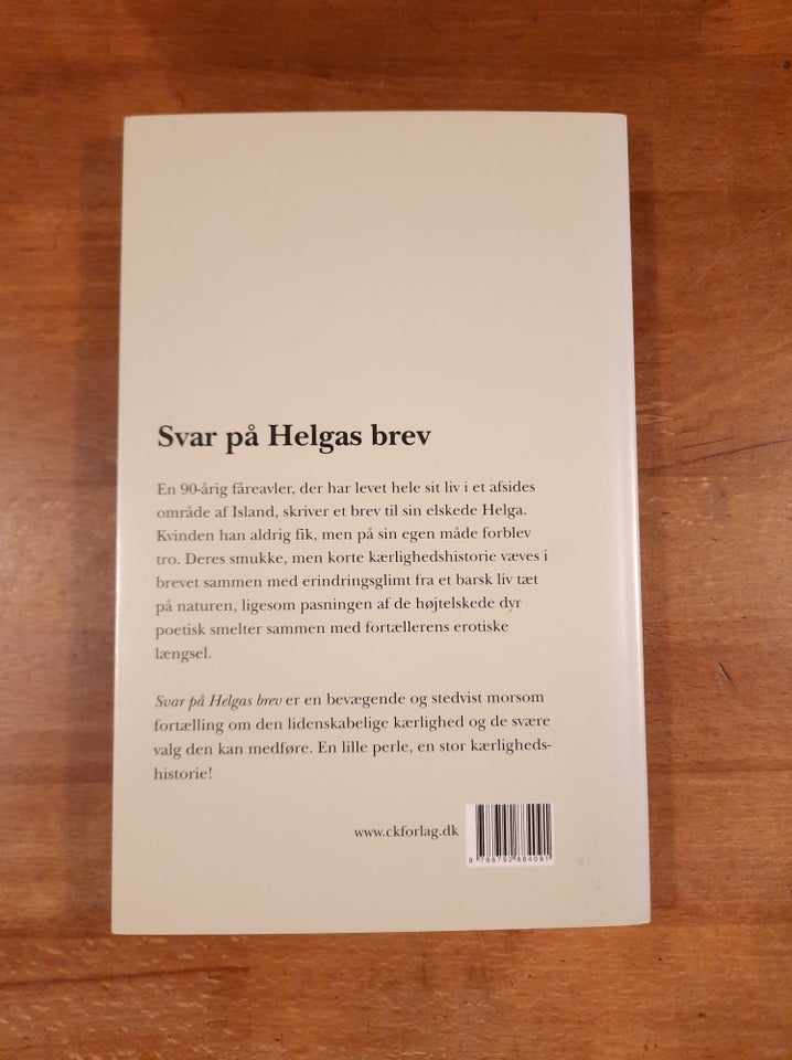 Svar på Helgas brev - en