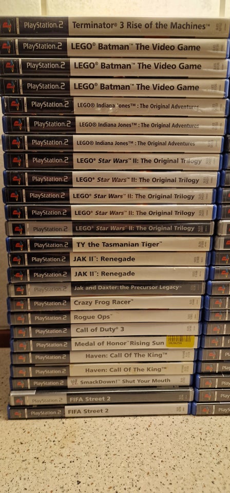 PS 2 SPIL - LOT 2 ! - 125 Stk spil !, PS2