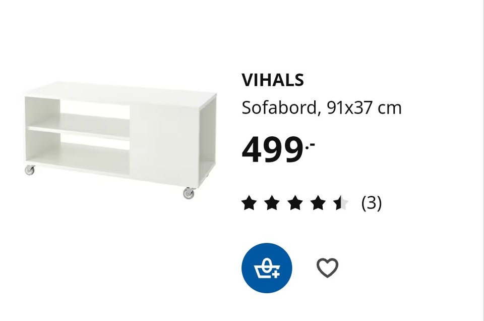 Sofabord Vihals (IKEA) finer