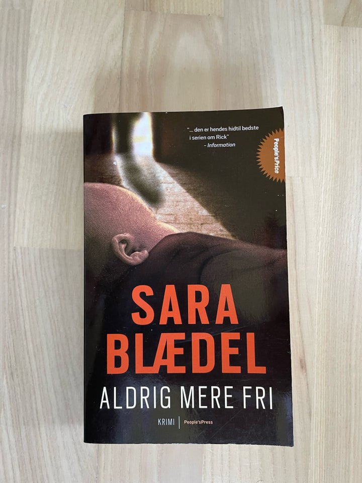 Aldrig mere fri Sara Blædel