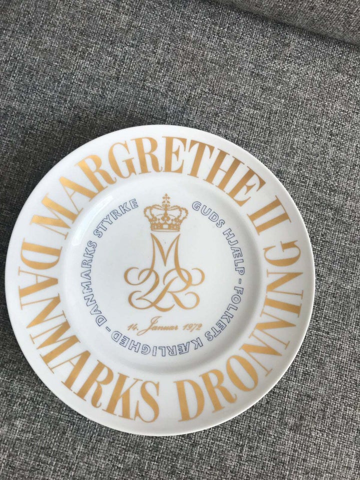 Porcelæn, tallerken, Bing og