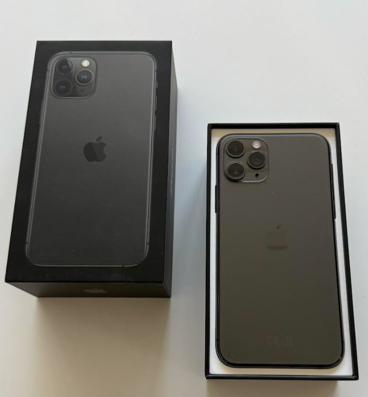 iPhone 11 Pro, 64 GB, sort