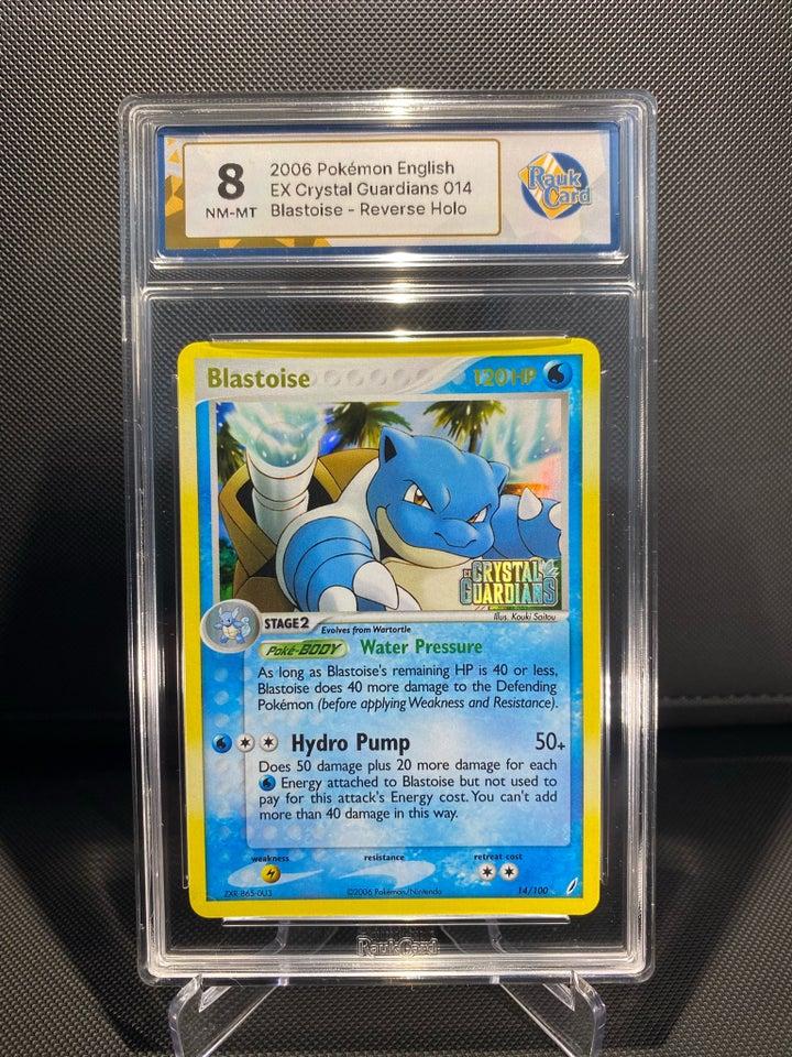 Samlekort Blastoise EX Crystal