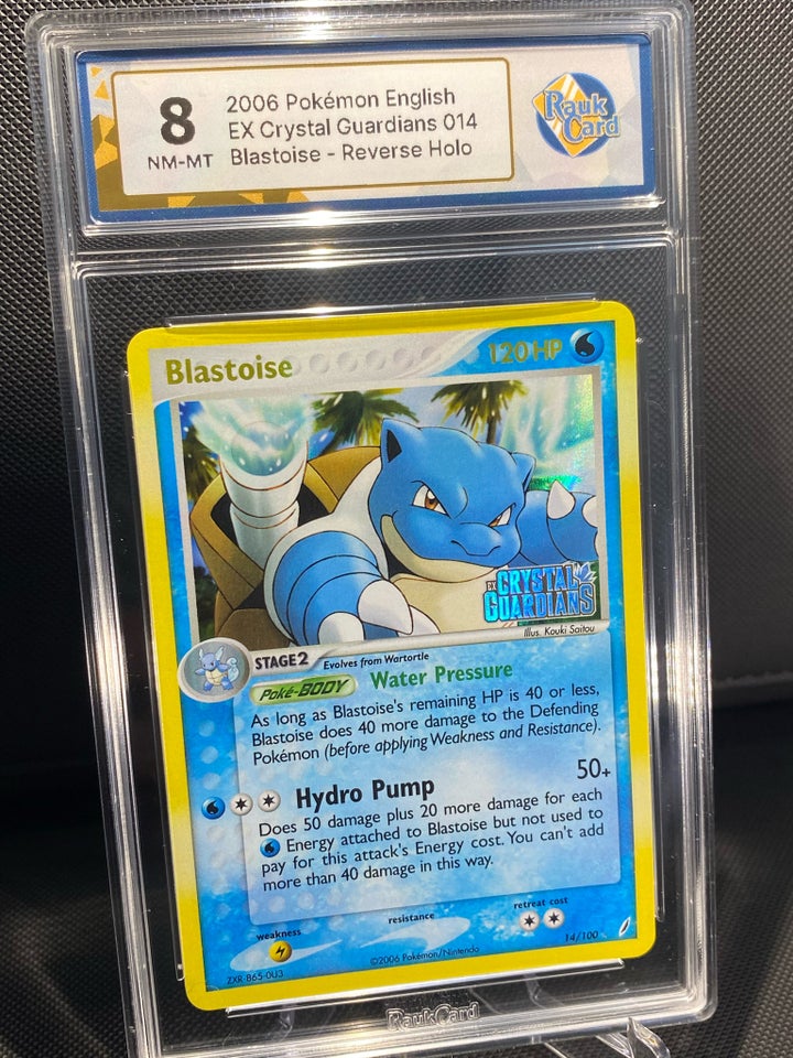 Samlekort Blastoise EX Crystal