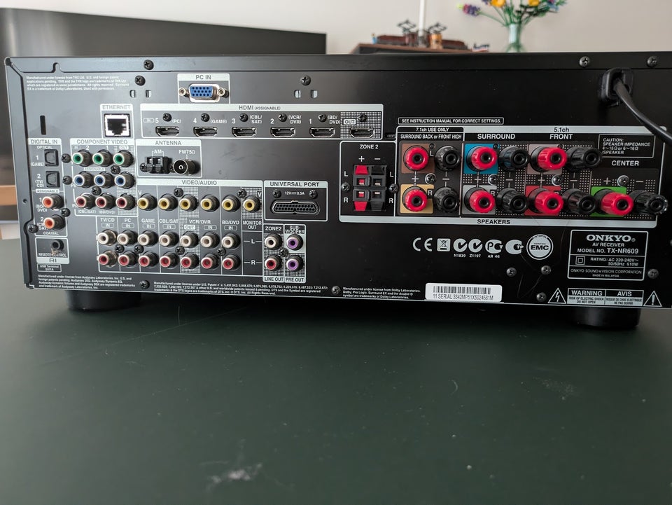 Stereoanlæg , Onkyo, TX-NR609