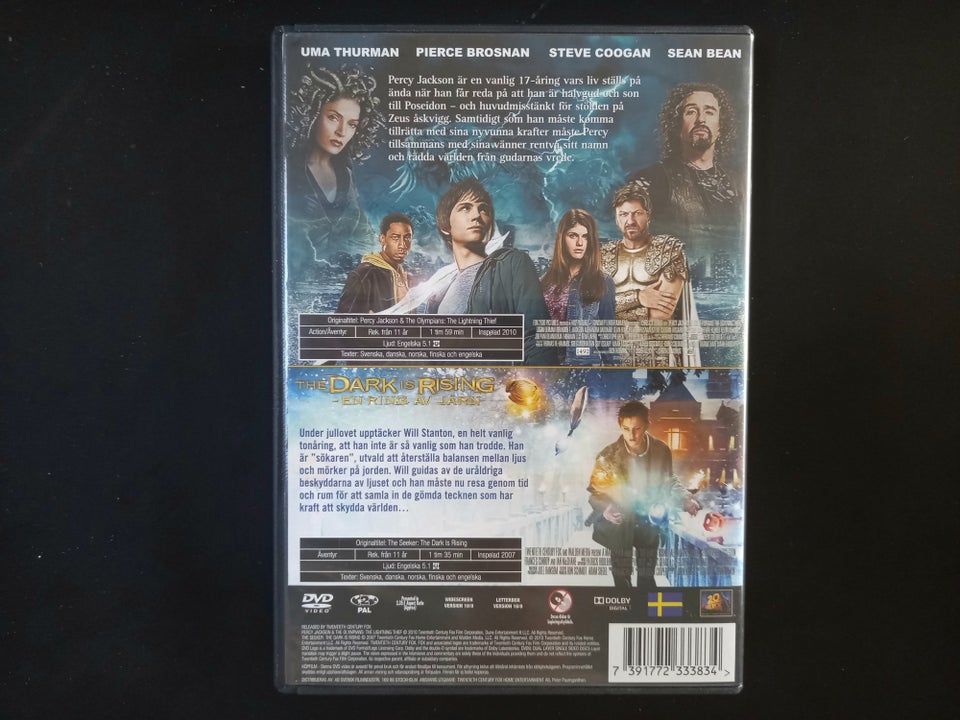 Percy Jackson og Dark Rising, DVD,