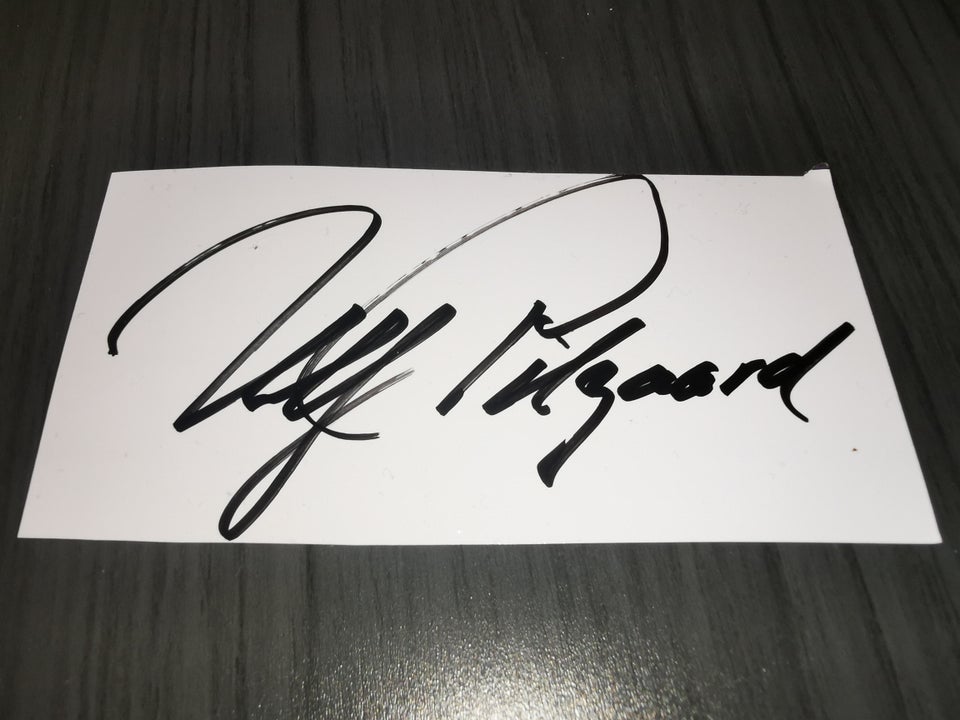 Autografer, Ulf Pilgaard autograf