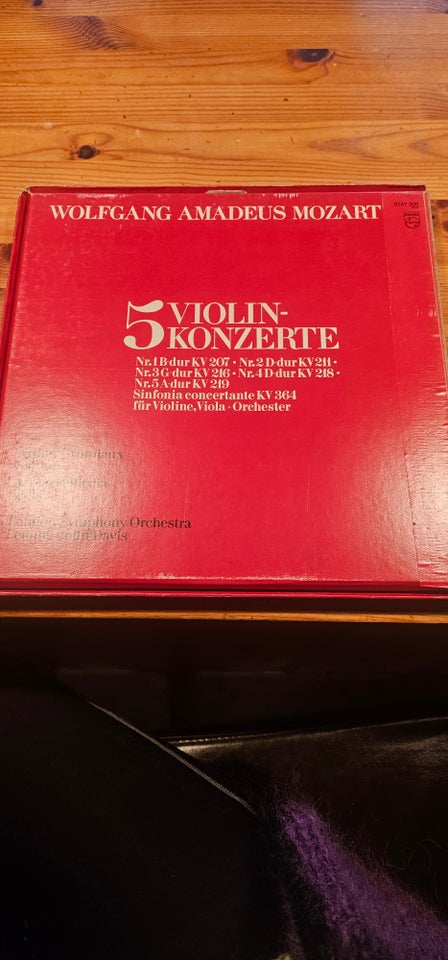 Mozart: 5 violin konzerte