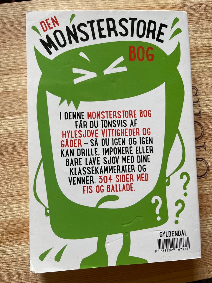 Den monsterstore bog , Sten wijkman