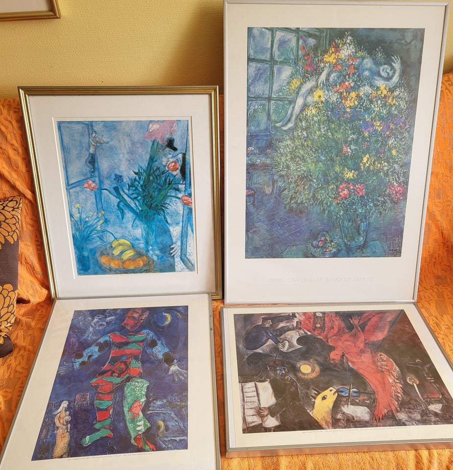 Tryk Marc Chagall  motiv: Diverse