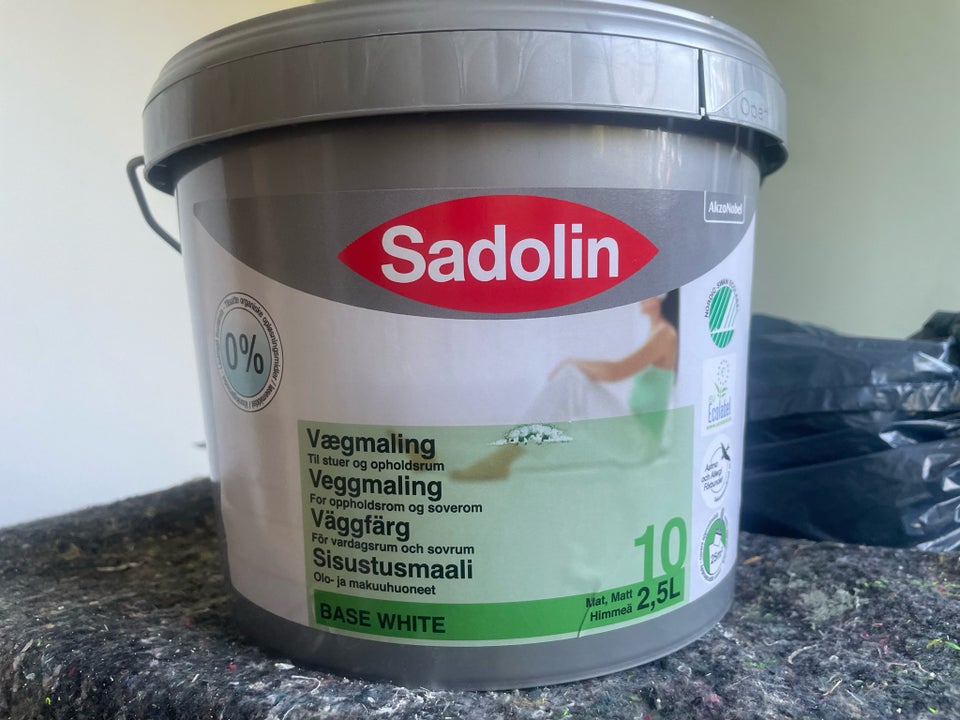 Vægmaling , Sadolin, 2,5 liter