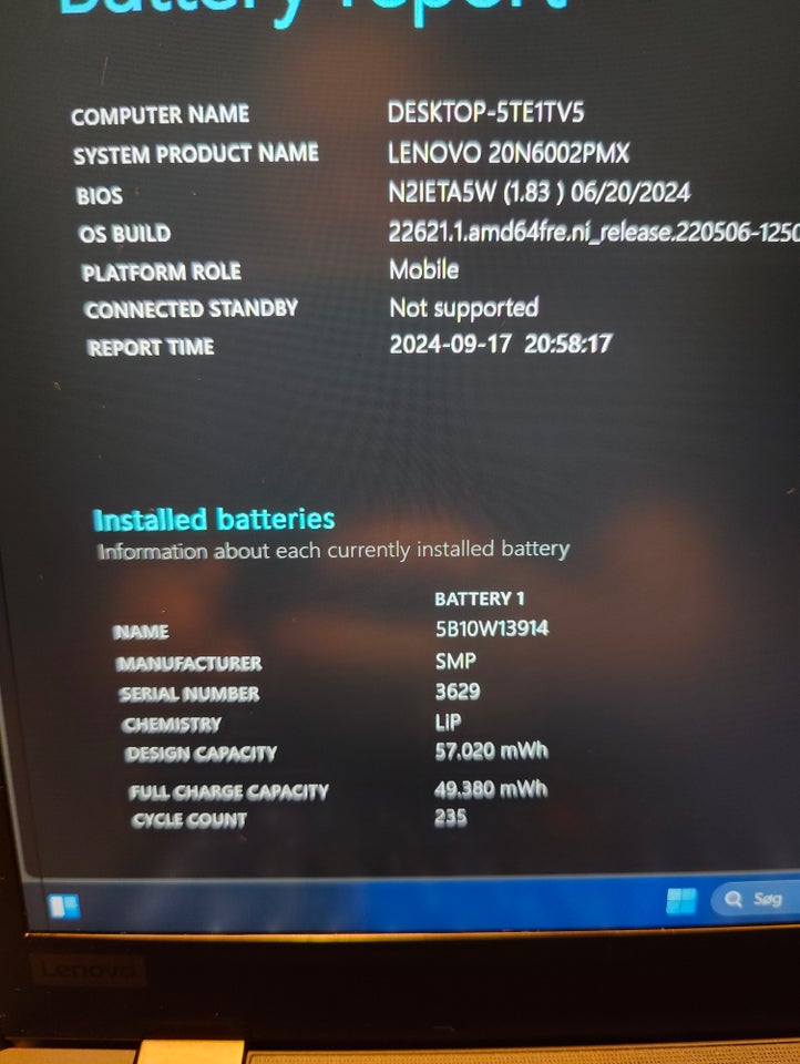 Lenovo P53s, 4.80 GHz, 32 GB ram