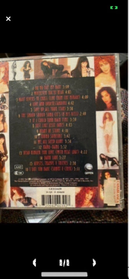 Cher: Greatest hits , pop