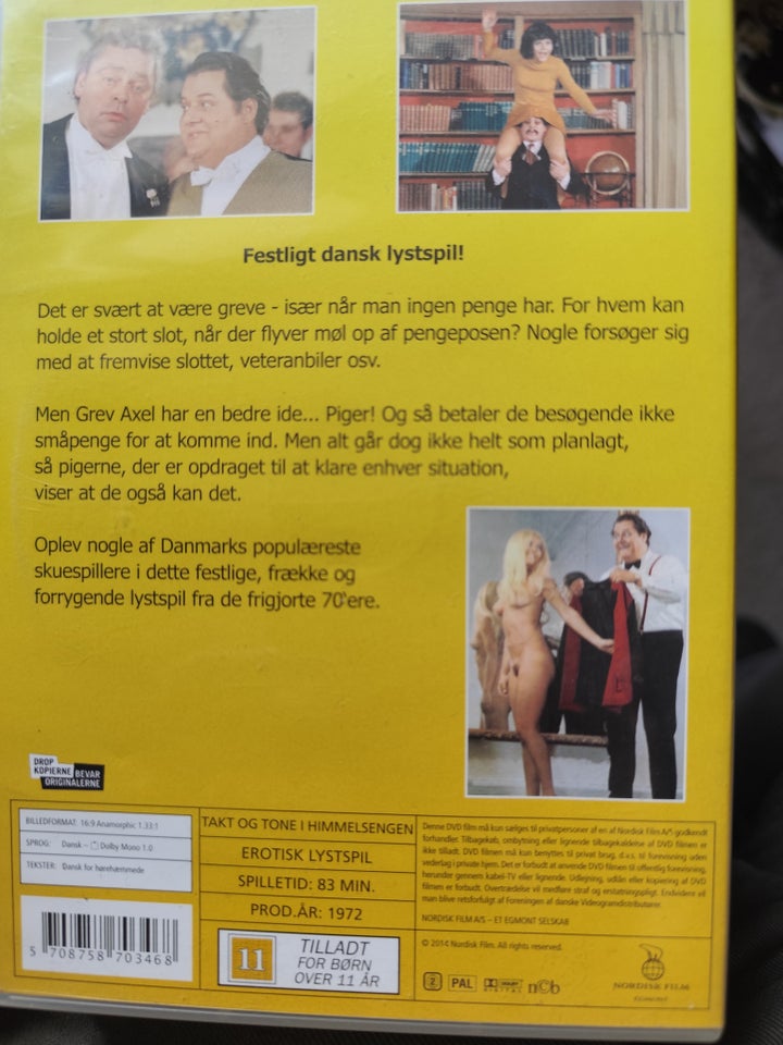 Takt og tone i himmelsengen, DVD,